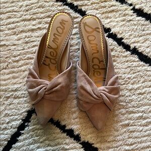 Sam Edelman Laney Mules with Knot Detail